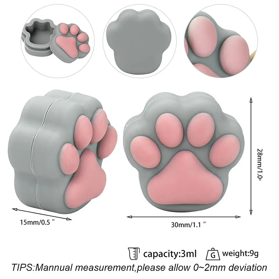Contenedor de silicona 3ml Paws 1