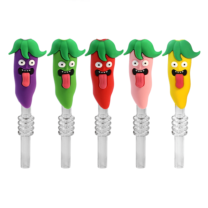 Nectar Collector Chili – Dab Straw de Silicona 3