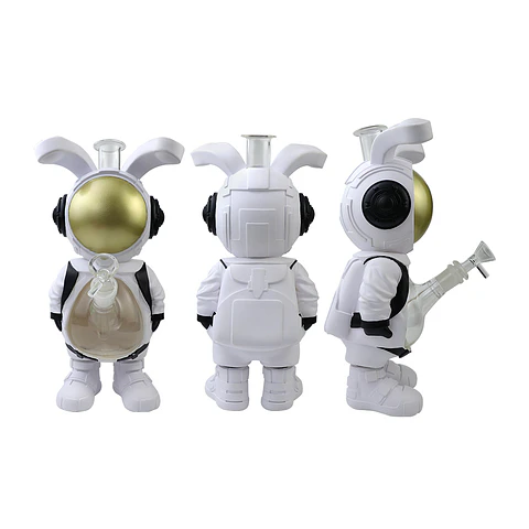 Bong Astronauta Rabbit – Pyrex con Diseño Cartoon