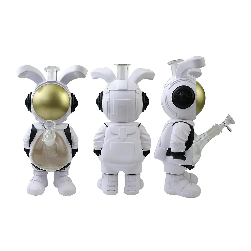 Bong Astronauta Rabbit – Pyrex con Diseño Cartoon 1