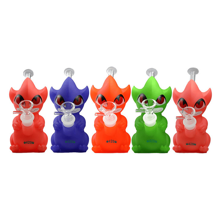 Bong Devil de Silicona con Bowl de Vidrio 1