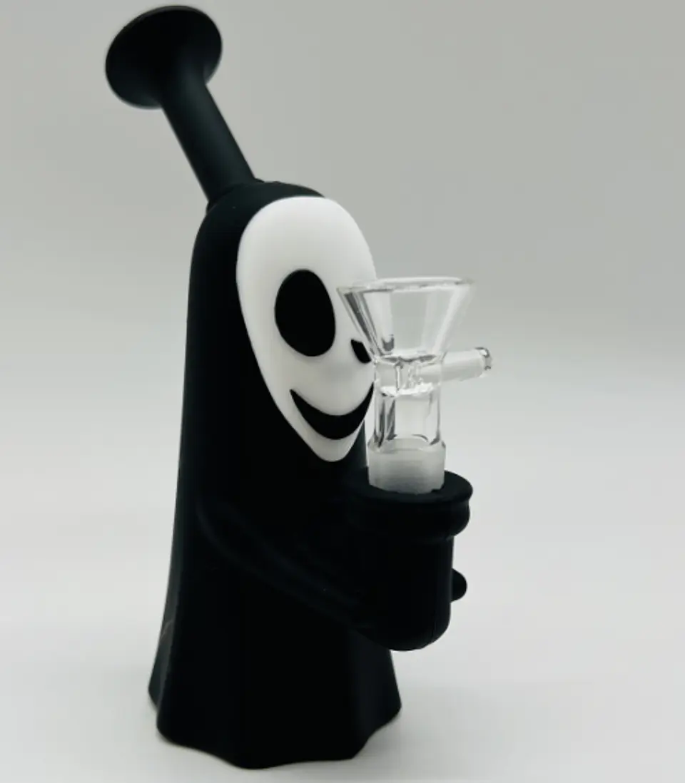 Bong de Silicona Happy Mask  1