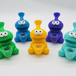 Pipa de Silicona Monster Cookie Cartoon