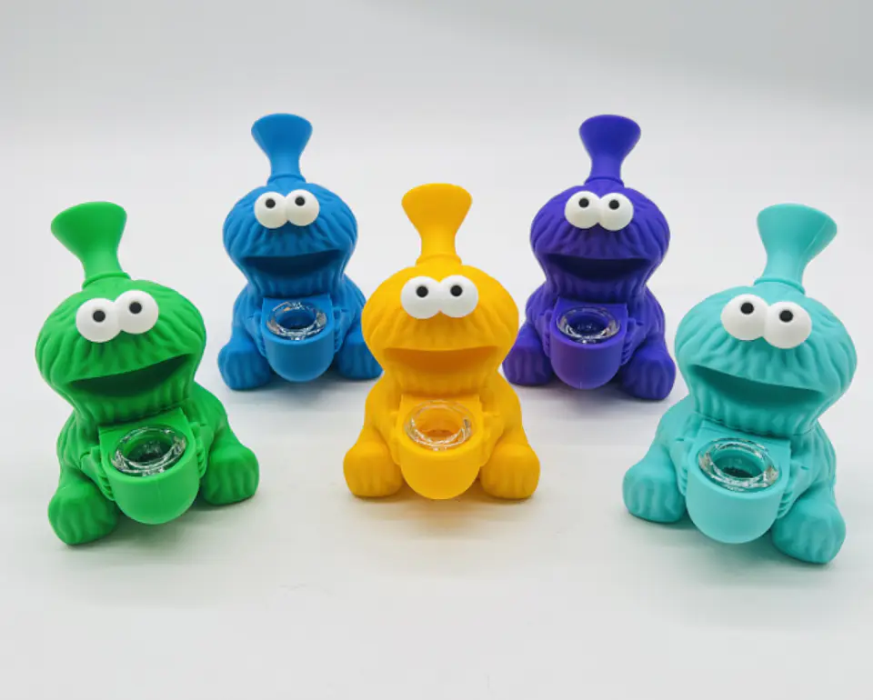 Bong de Silicona Monster Cookie Cartoon 1