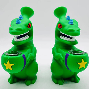 Pipa de Silicona Dinosaurio Cartoon