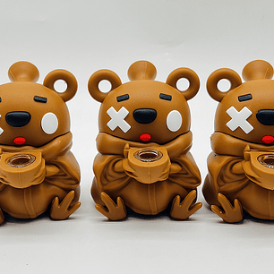 Pipa de Silicona Bear Cartoon