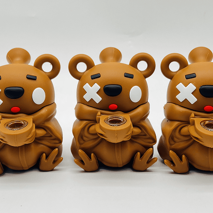 Pipa de Silicona Bear Cartoon 1