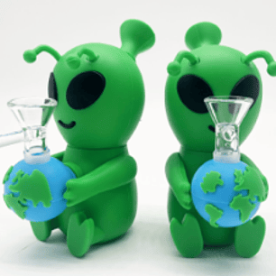 Pipa de Silicona Alien Planeta