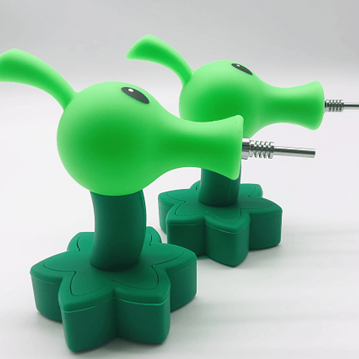 Nectar Collector de Silicona Planta Cartoon 1