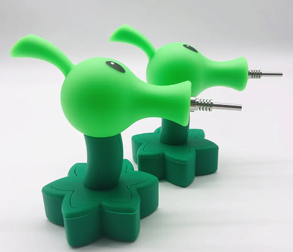 Nectar Collector de Silicona Planta Cartoon 1