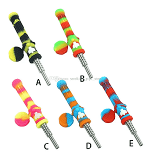 Nectar Collector de Silicona Rayado