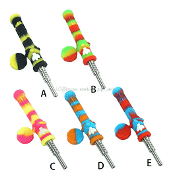 Nectar Collector de Silicona Rayado 1