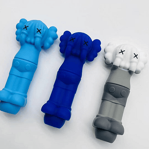 Pipa Silicona Cartoon Blue