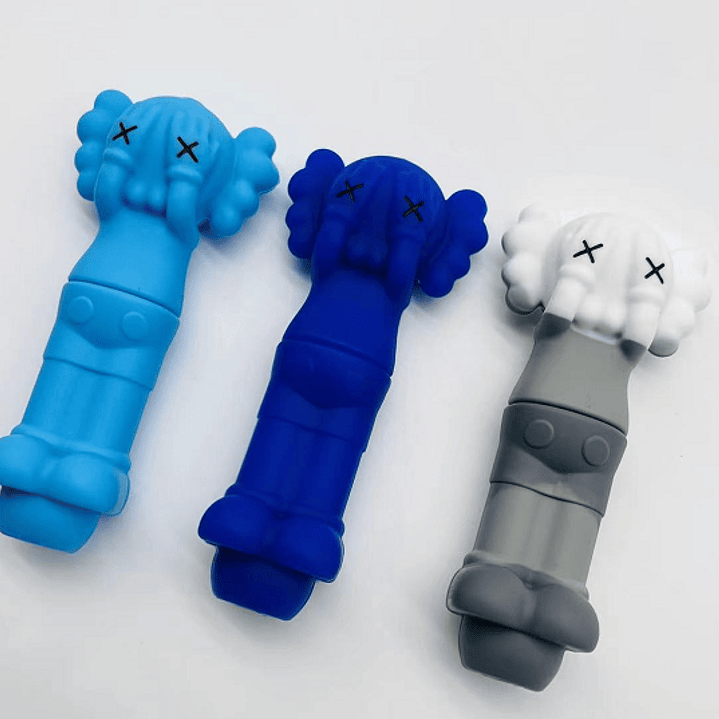 Pipa Silicona Cartoon Blue 1