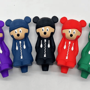 Pipa Silicona Cartoon Colores