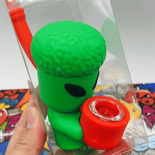 Pipa Silicona Alien Brocoli
