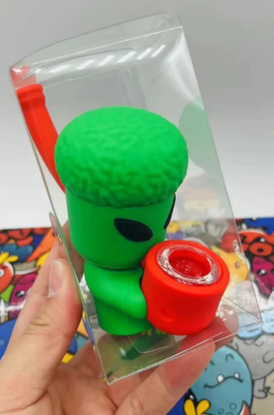 Pipa Silicona Alien Brocoli 1