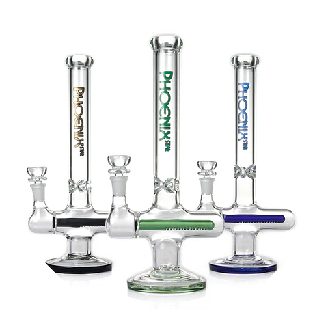 Bong de Pyrex Phoenix Star Horizontal Percolator 30cms