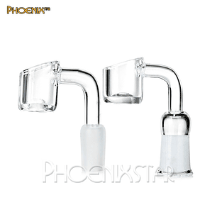 Banger de Cuarzo Phoenix Star 90° – Clavo Quartz para Dabs 14mm/18mm