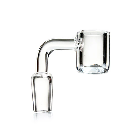 Banger de Cuarzo Fondo Plano 90° – Clavo Quartz para Dabs 14mm/18mm