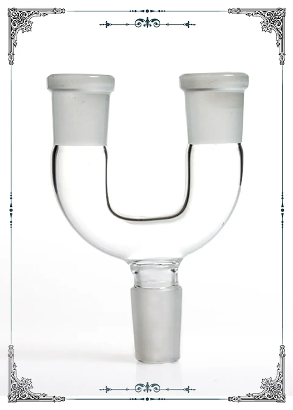 Adaptador de Pyrex en U para Dos Bangers – Doble Quemador 14mm/18mm 1