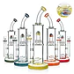 Bong de Pyrex Phoenix Star Recycler con Perc Dome – Bong Premium de Alta Filtración 35cms - Miniatura 2