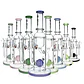 Bong de Pyrex Phoenix Star Recycler con Perc Sphere – Bong Premium de Alta Filtración 30cms - Miniatura 1