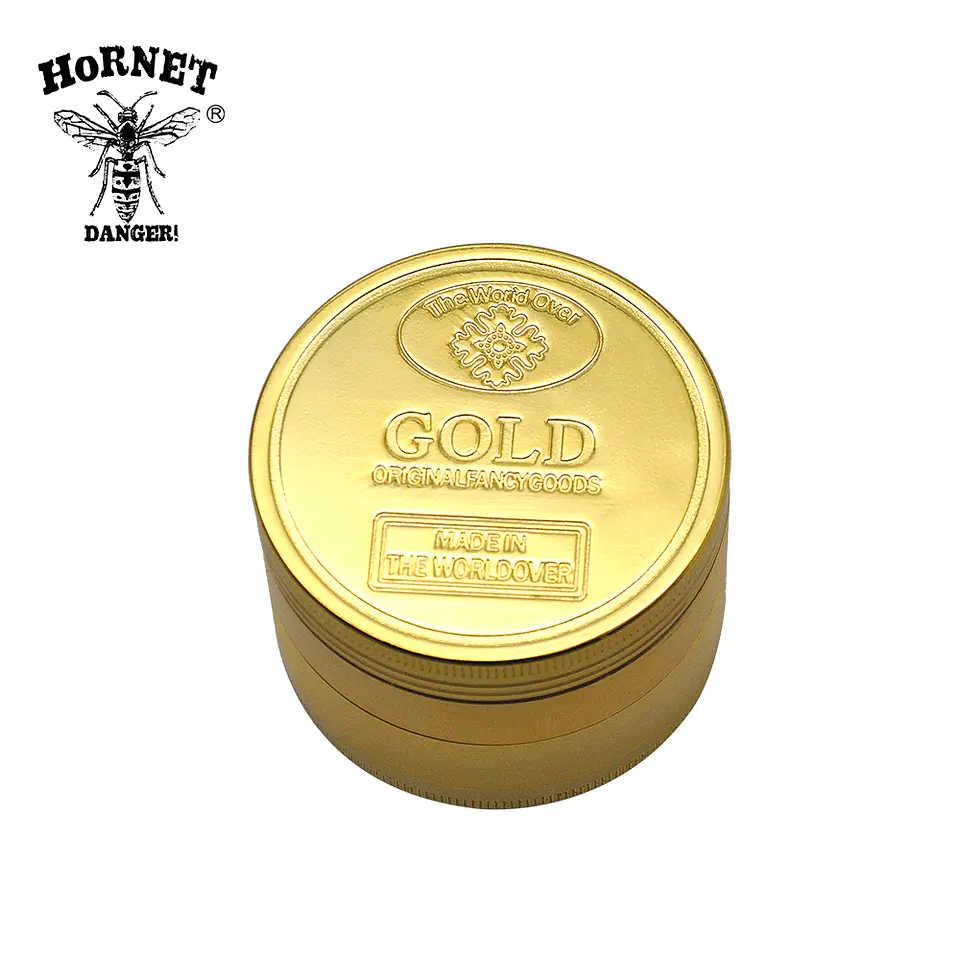 Moledor Metal Toppuff Gold - 4 Partes (50mm) 3