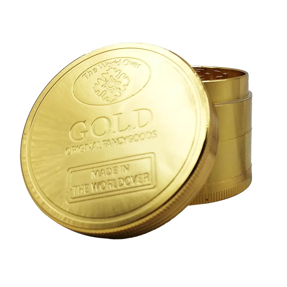 Moledor Metal Toppuff Gold - 4 Partes (50mm) 7