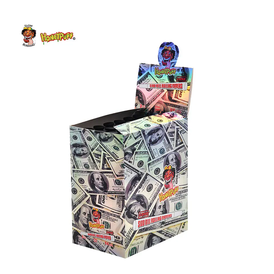 Conos Pre-enrolados Honeypuff 100 Dolares (Pack 3) 4