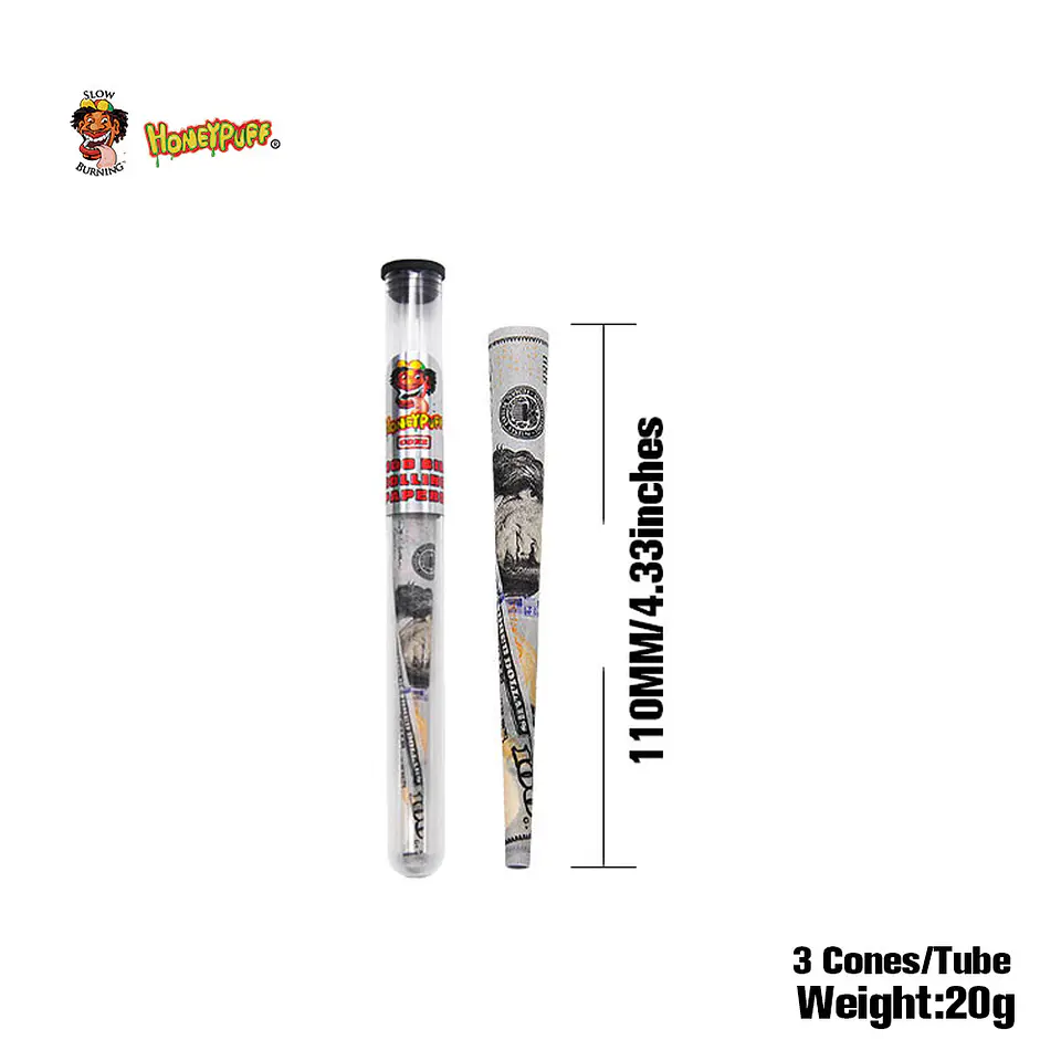 Conos Pre-enrolados Honeypuff 100 Dolares (Pack 3) 14