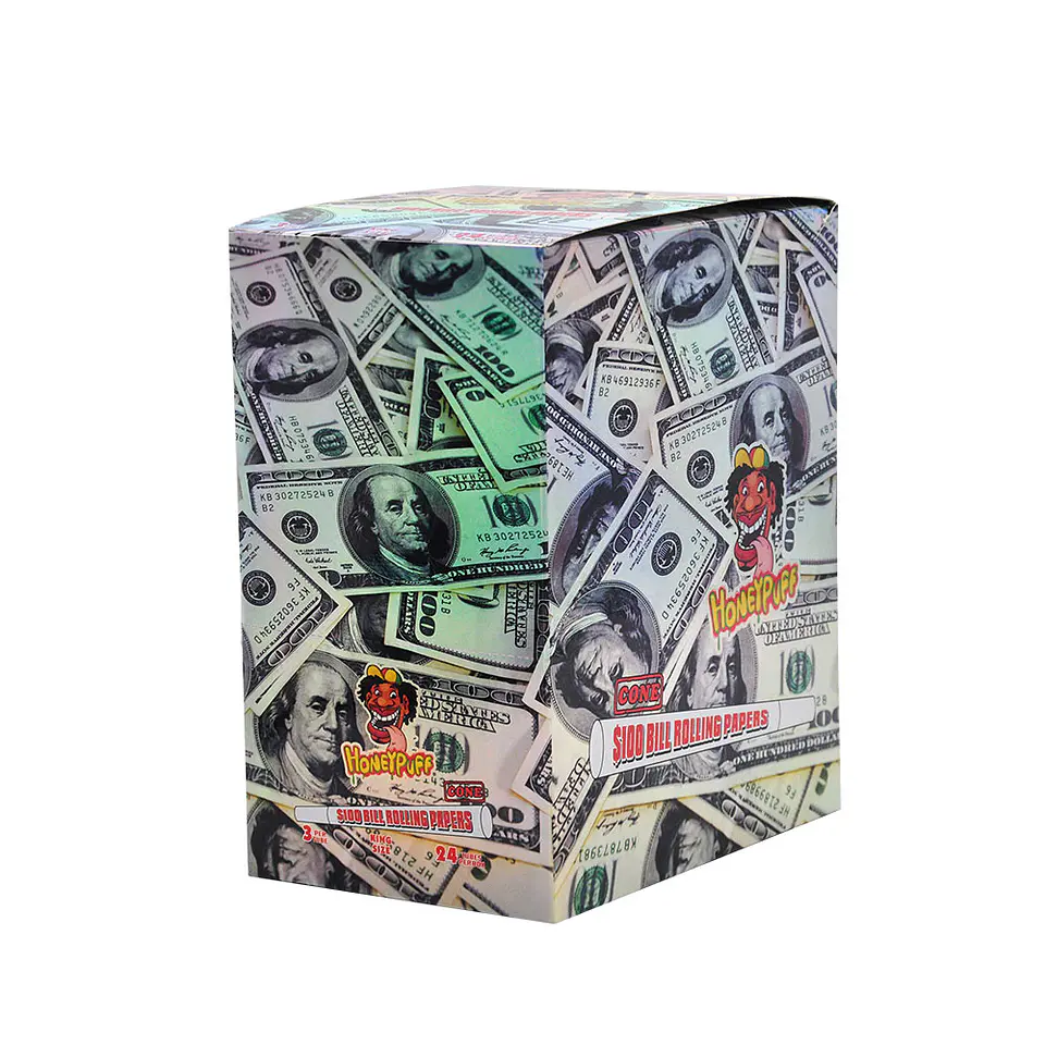Conos Pre-enrolados Honeypuff 100 Dolares (Pack 3) 16
