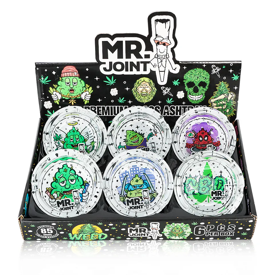 Cenicero de Pyrex Premium Mr. Joint - 85mm 18