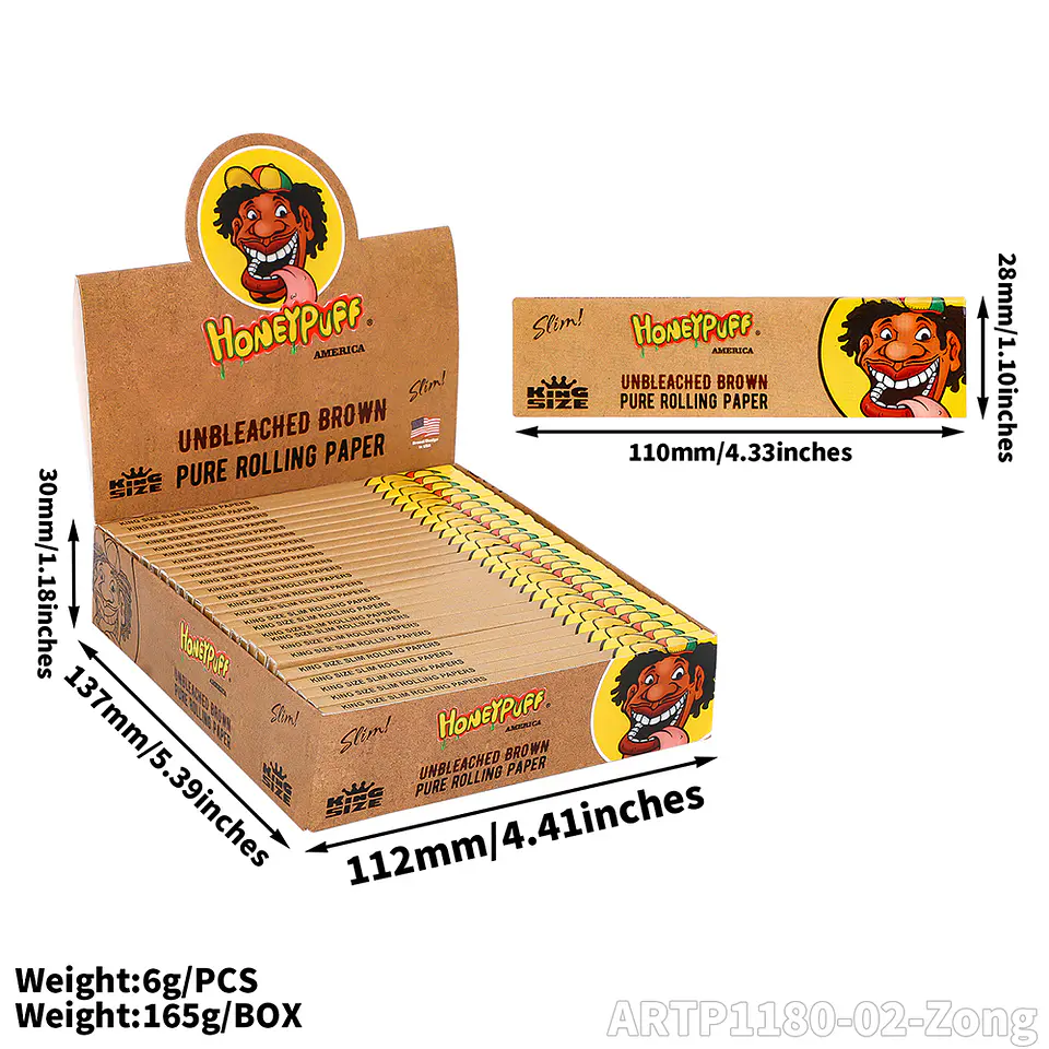 Papelillos Honeypuff King Size Slim 3