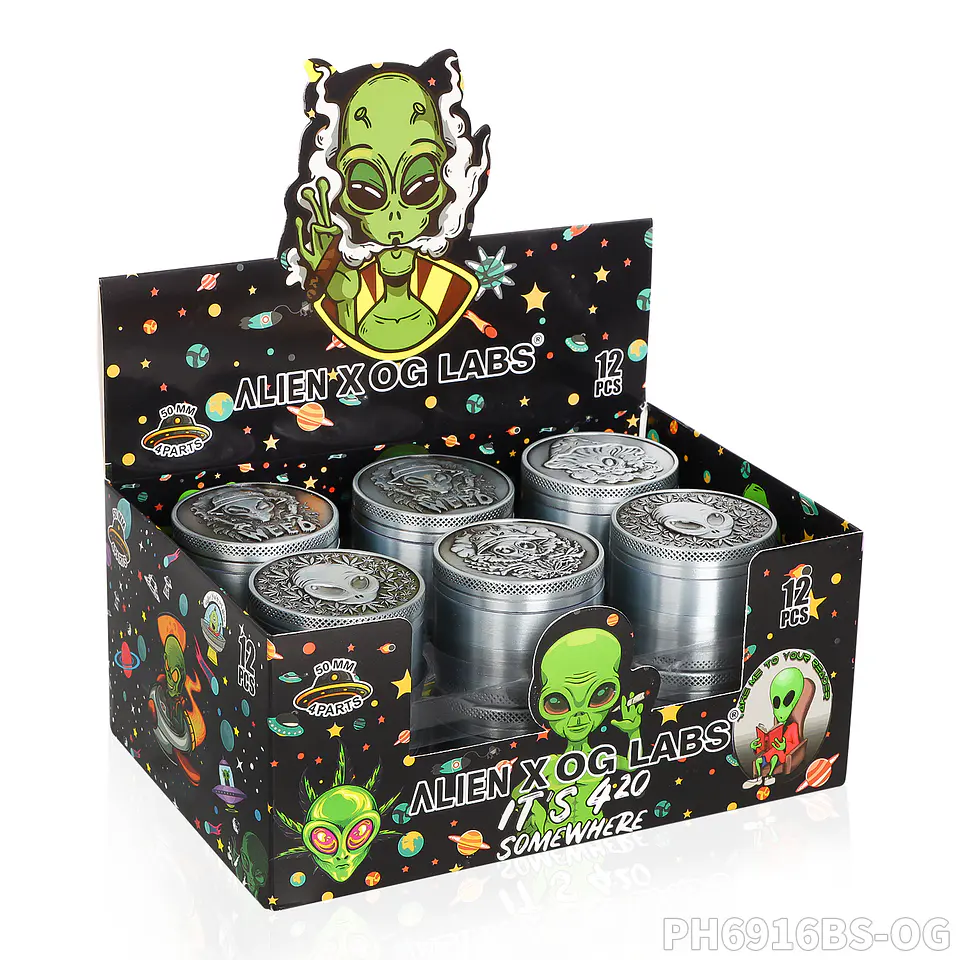 Moledor, Moledor de Metal Alien X OG Labs - 4 Partes (50mm) 12