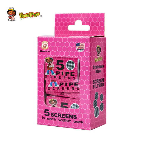 Rejillas Metálicas Honeypuff para Pipas y Bongs (Pack x5)