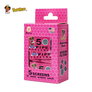 Rejillas Metálicas Honeypuff para Pipas y Bongs (Pack x5)