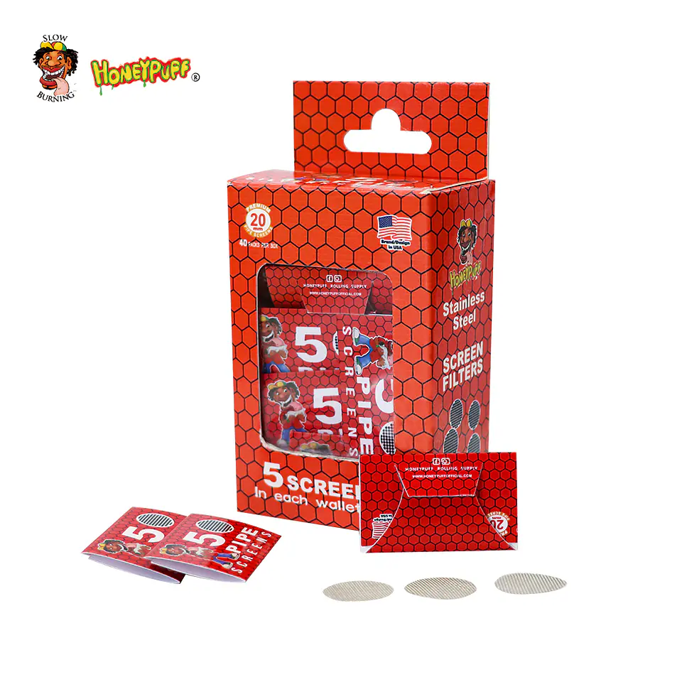 Rejillas Metálicas Honeypuff para Pipas y Bongs (Pack x5) 5