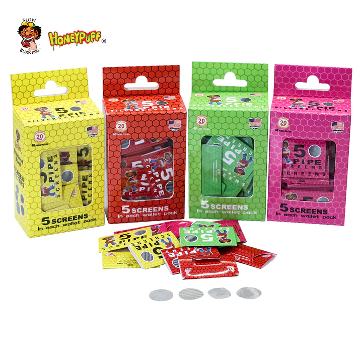 Rejillas Metálicas Honeypuff para Pipas y Bongs (Pack x5) 8