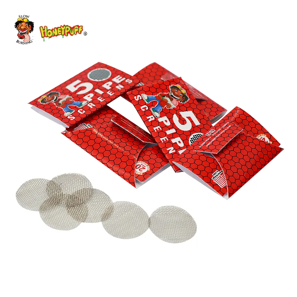 Rejillas Metálicas Honeypuff para Pipas y Bongs (Pack x5) 9