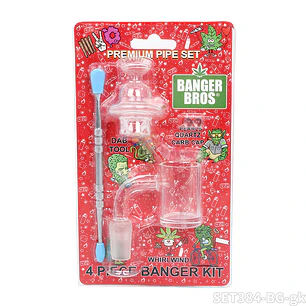 Kit de Banger de Cuarzo Banger Bros - 4 Piezas (Whirlwind)