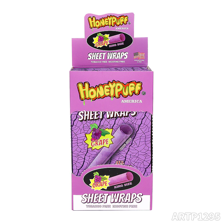 Honeypuff Sheet Wraps - Envoltorios de Cáñamo con Sabores (Pack x5) 5