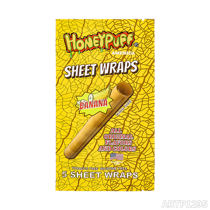 Honeypuff Sheet Wraps - Envoltorios de Cáñamo con Sabores (Pack x5) 9