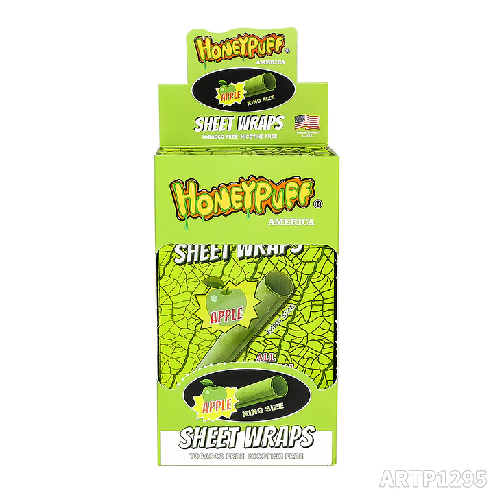 Honeypuff Sheet Wraps - Envoltorios de Cáñamo con Sabores (Pack x5) 14