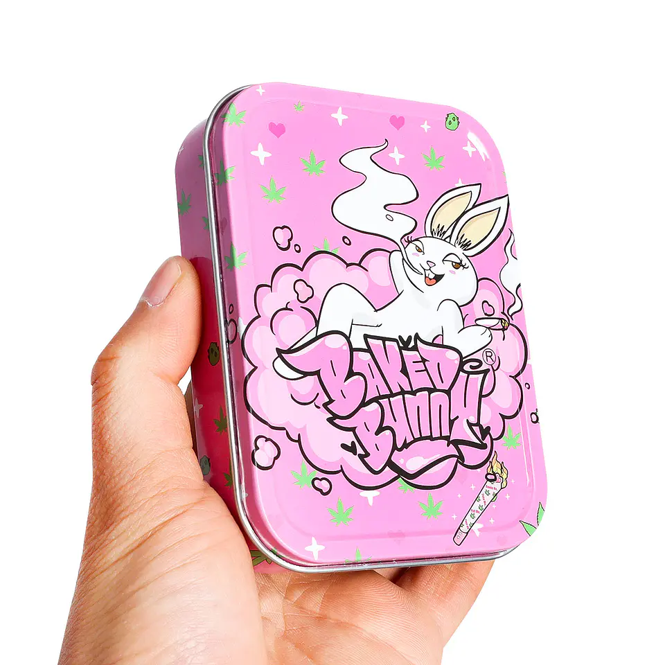 Contenedor de Almacenamiento Baked Bunny - Premium Stash Tin 11