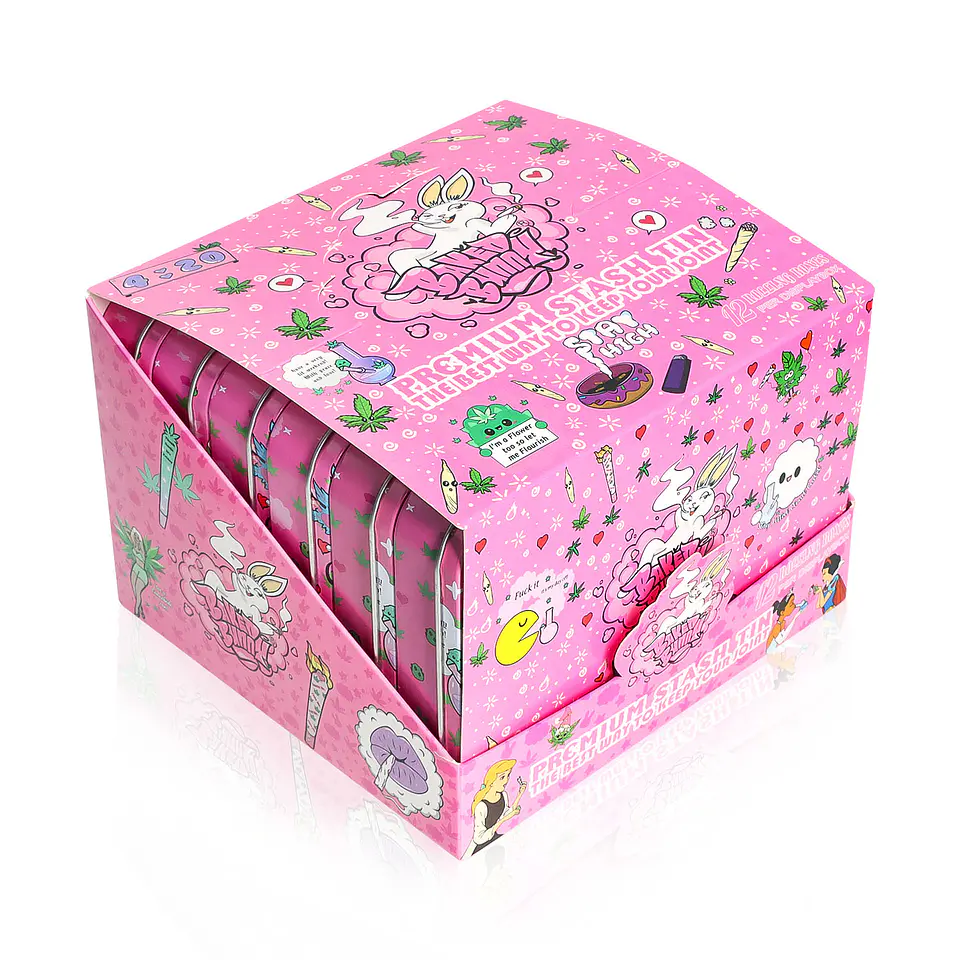 Contenedor de Almacenamiento Baked Bunny - Premium Stash Tin 12