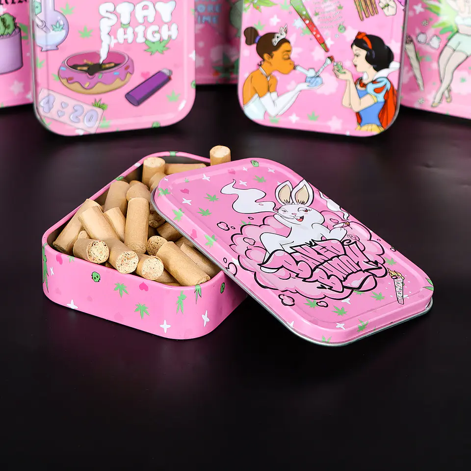Contenedor de Almacenamiento Baked Bunny - Premium Stash Tin 13