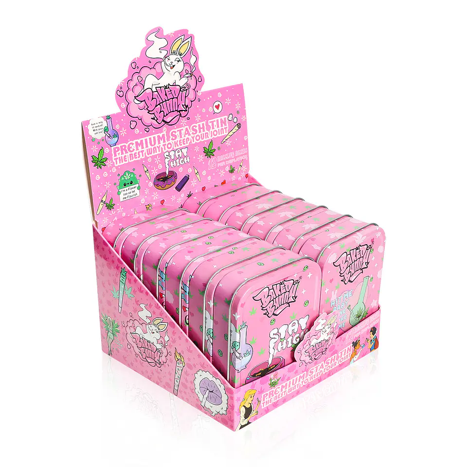 Contenedor de Almacenamiento Baked Bunny - Premium Stash Tin 14