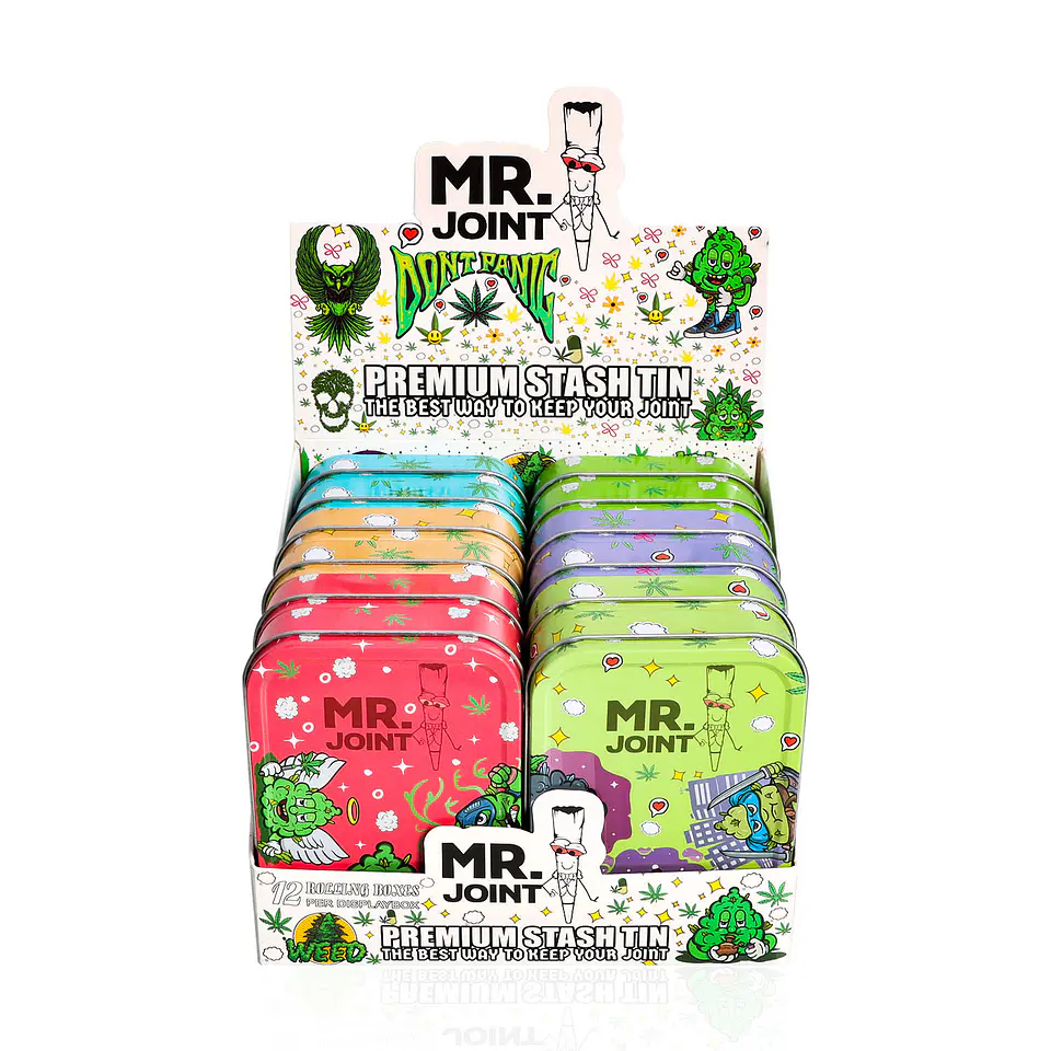 Contenedor de Almacenamiento Mr. Joint - Premium Stash Tin 10