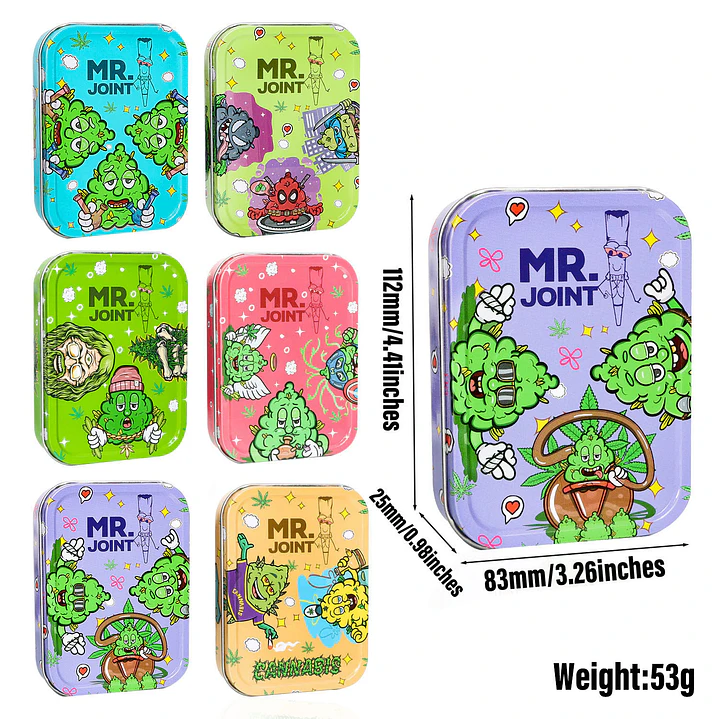 Lata de Almacenamiento Mr. Joint - Premium Stash Tin 11